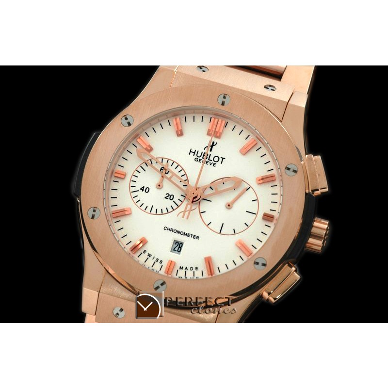 HBFSC10011A Classic Fusion Chrono RG/RG White Jap Quartz