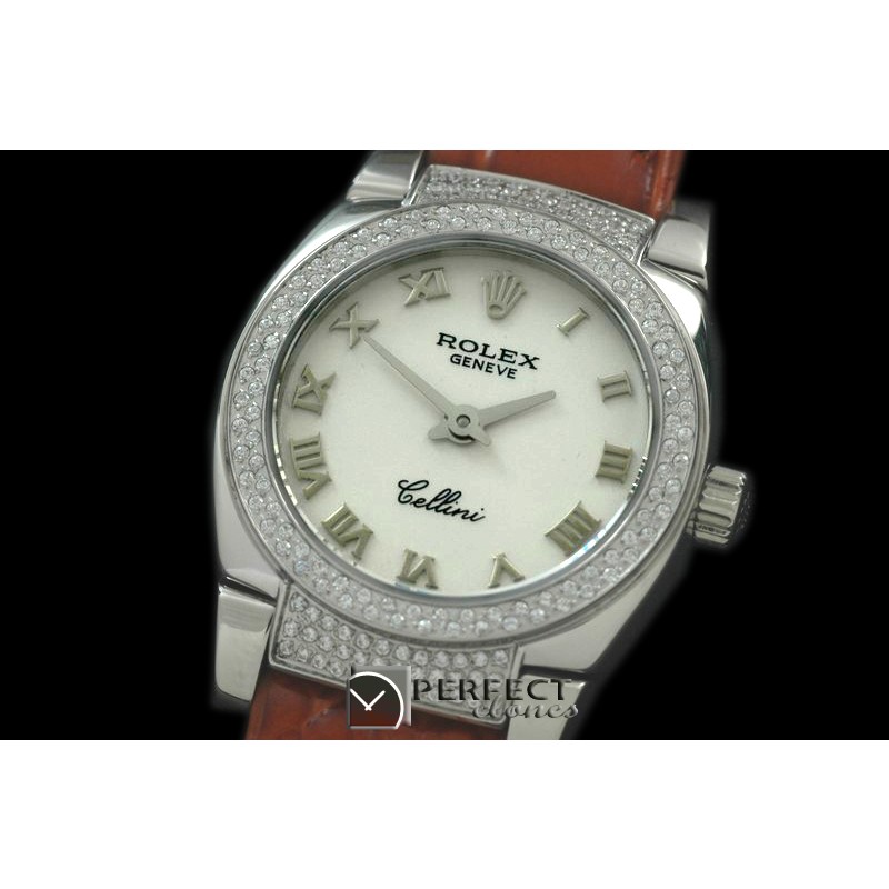 RLCM00101DL Ladies Mini Cellini SS/LE White Roman Swiss Quartz