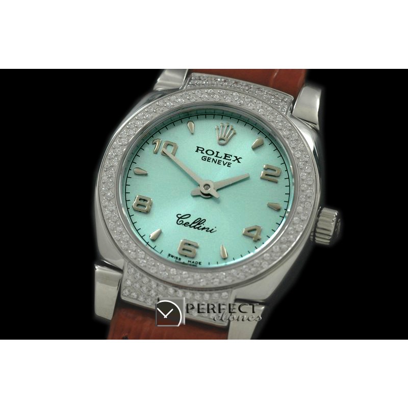 RLCM00125DL Ladies Mini Cellini SS/LE Lilac Numeral Swiss Quartz