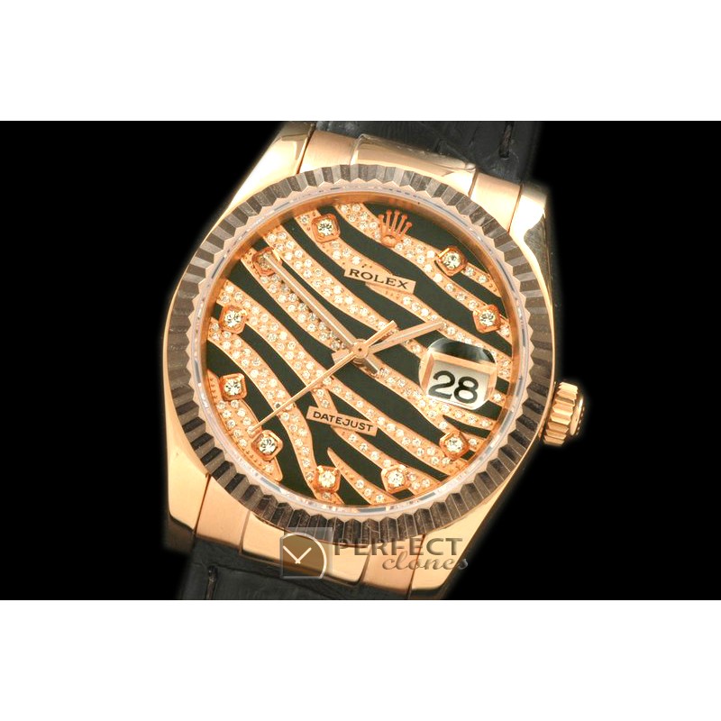 RDJMR00100L Royal Black RG/LE Swiss Eta 2836