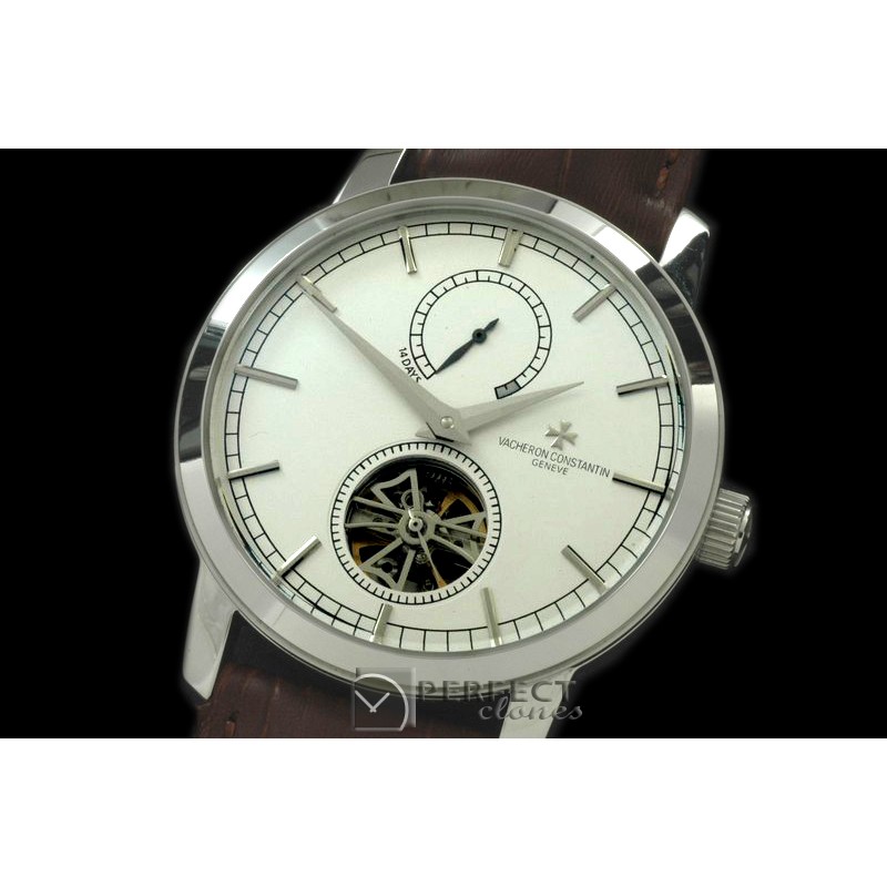VC00181 Matle Tourbillon SS/LE White Asian Auto 2813