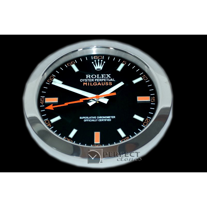 RLDC30001 Dealer Clock Milgauss Style Black Jap Quartz