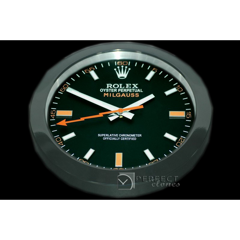 RLDC30004 Dealer Clock Milgauss Style Black Jap Quartz