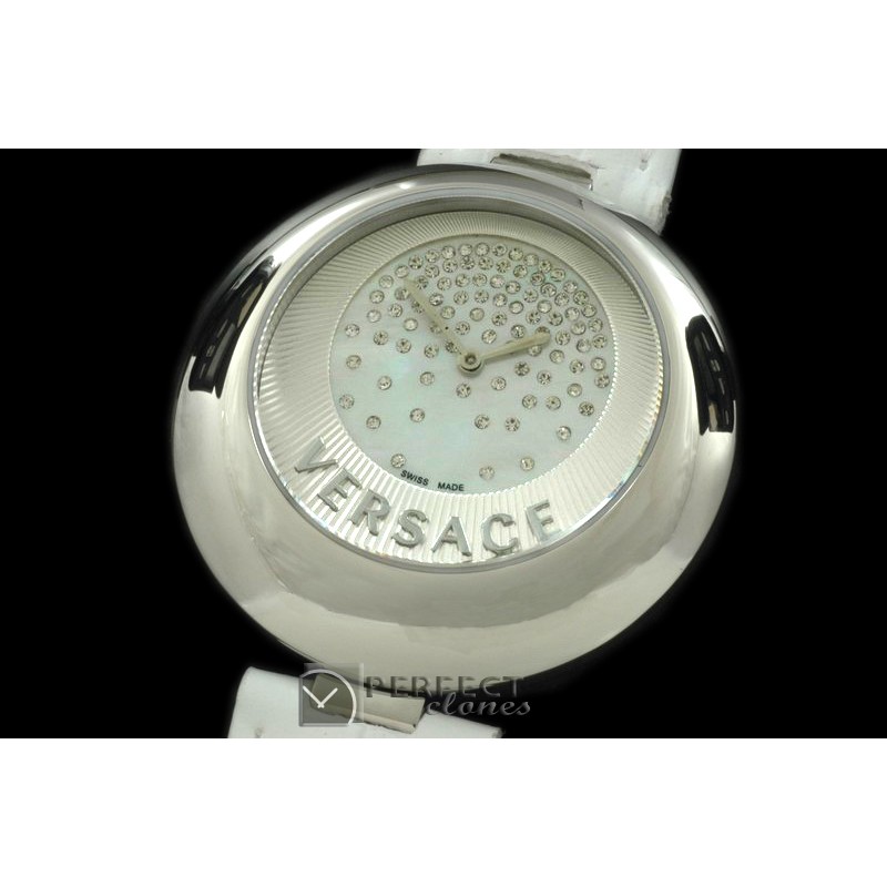 VE01001 Perpertuelle Ladies SS/LE MOP White Swiss Quartz
