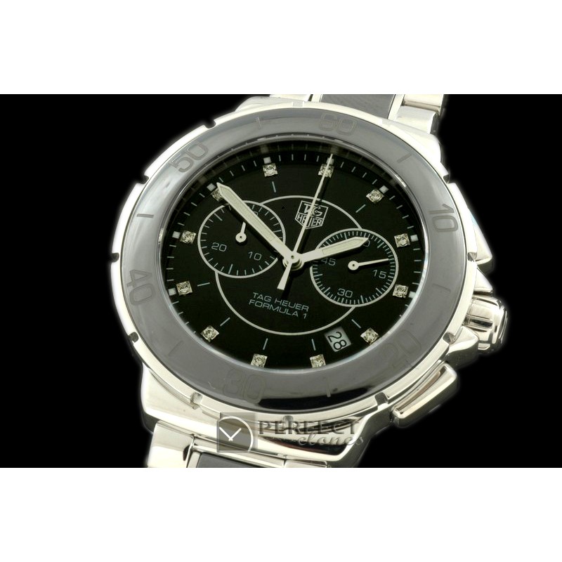 TGF1-00102 F1 Ladies SS/Cer Black