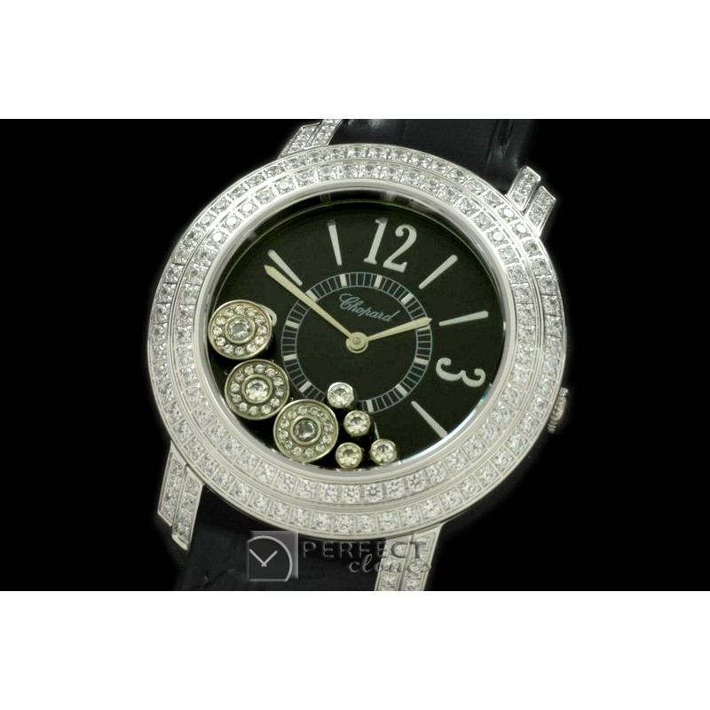 CPHS00102 Happy Sports Ladies SS/LE Black Swiss Quartz