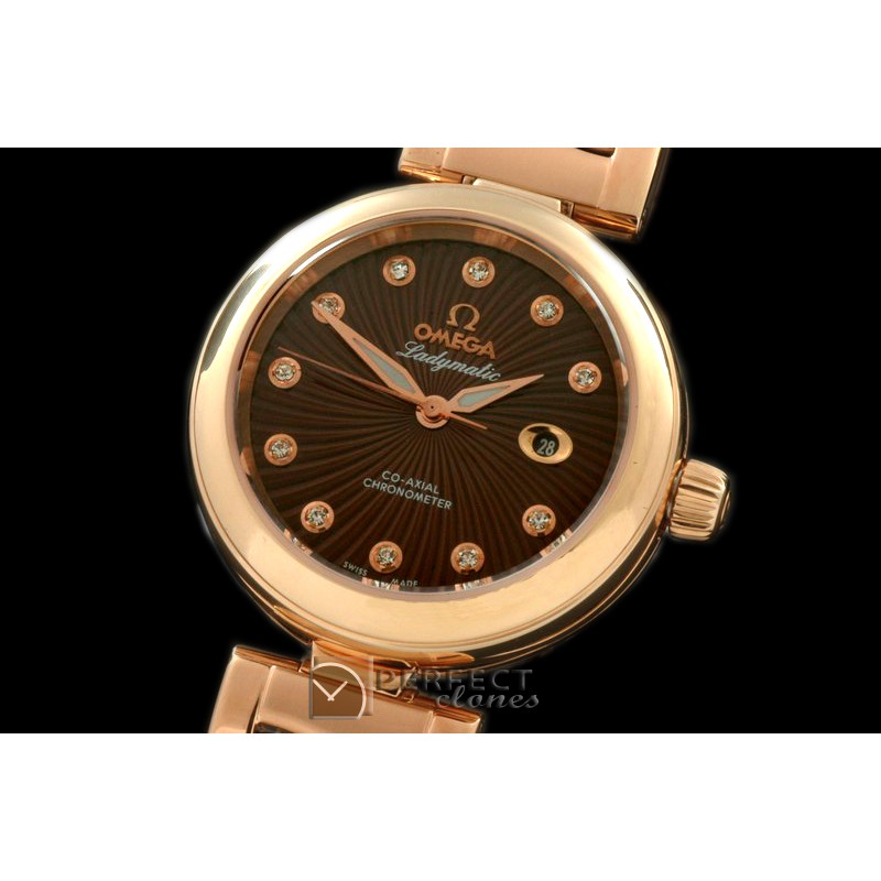 OMDEL00034 Deville Ladymatic RG/RG Brown S-2671