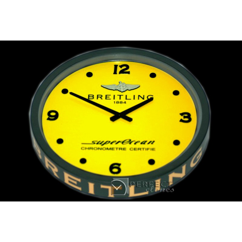 BLDC10012 Dealer Clock SuperOcean Style PVD/Ylw Swiss Quartz