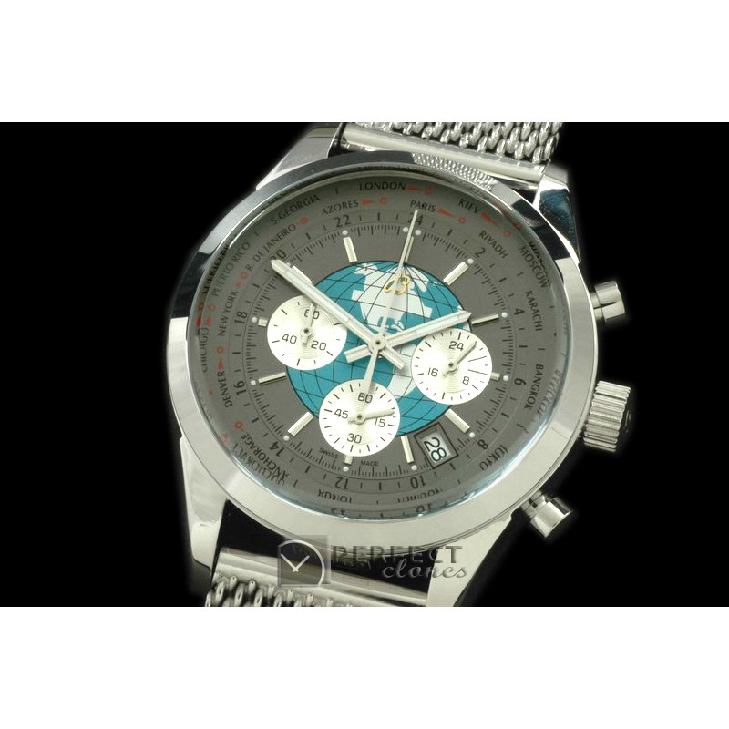 BLT10033M TransOcean Unitime Chrono SS/SS Grey Jap OS2Qtz
