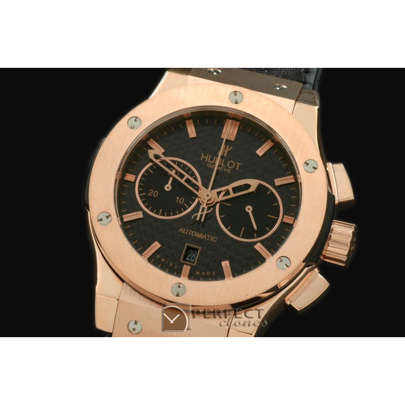 HBFSC00112 Classic Fusion Chrono V2 RG/LE Grey/Blk A-775Sec@3