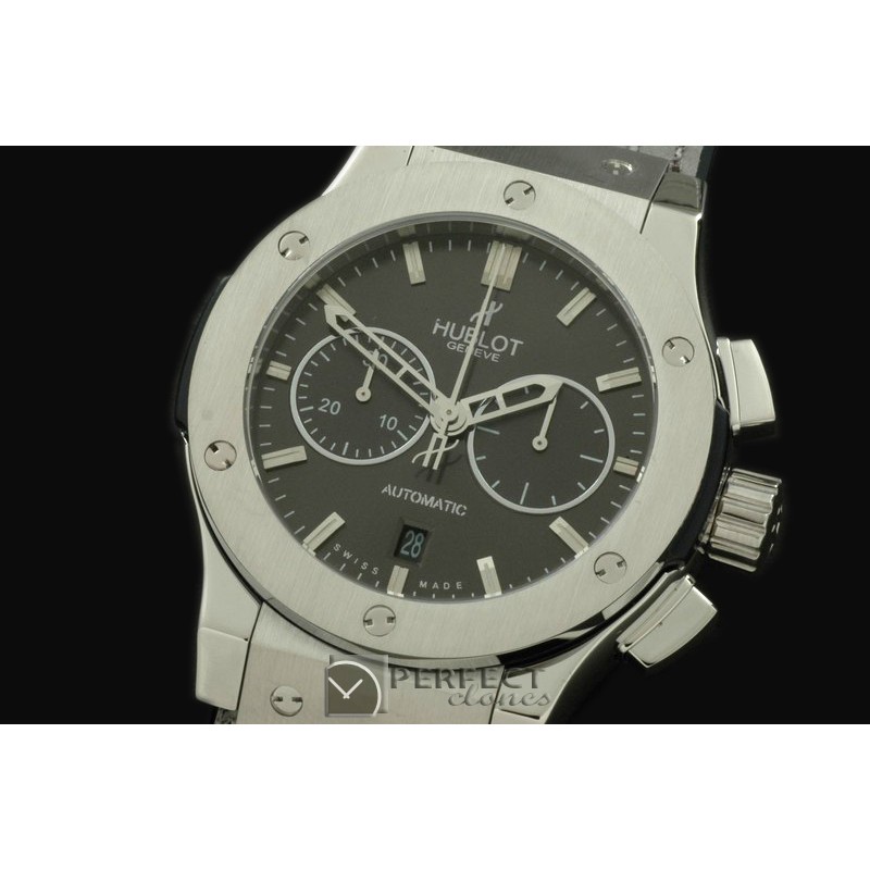 HBFSC00102 Classic Fusion Chrono V2 SS/LE Grey A-775Sec@3