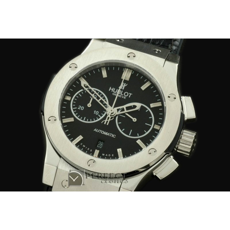 HBFSC00101 Classic Fusion Chrono V2 SS/LE Blk A-775Sec@3