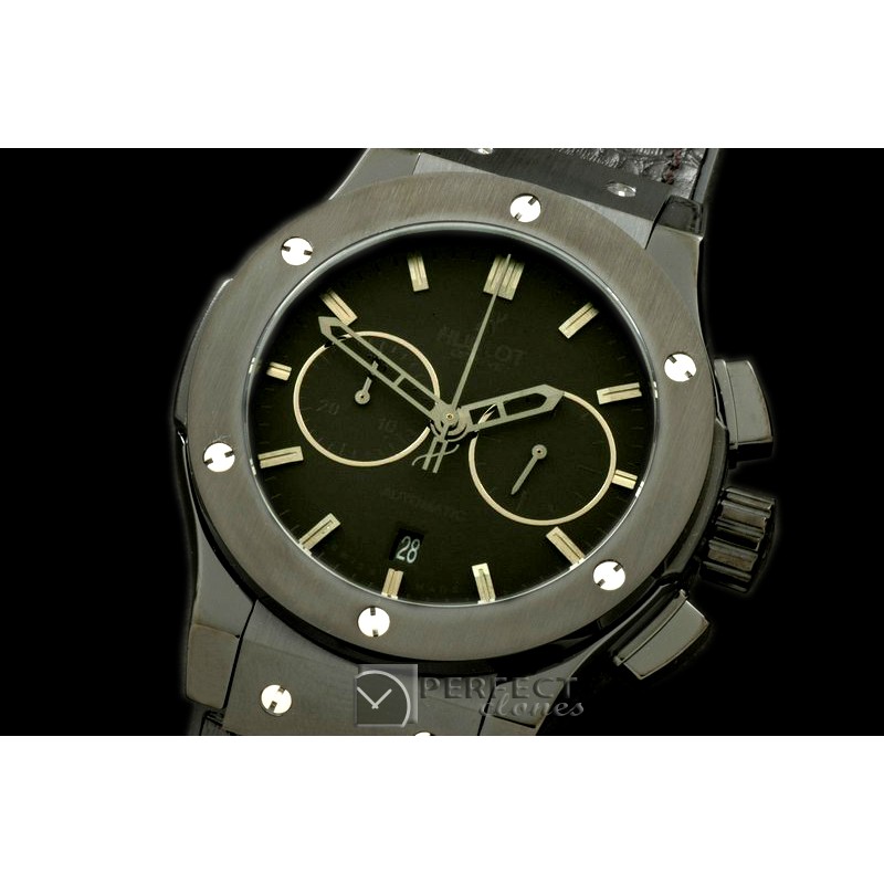 HBFSC00121 Classic Fusion Chrono V2 PVD/LE All Blk A-775Sec@3