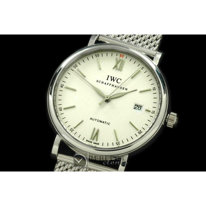 IWPT00991S Portofino Automatic SS/ME White Asia 2892