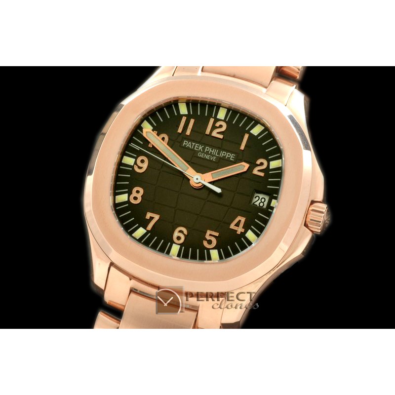 PPAQ01136S Aquanaut Jumbo V3 Auto RG/RG Black Asian 4813 28800