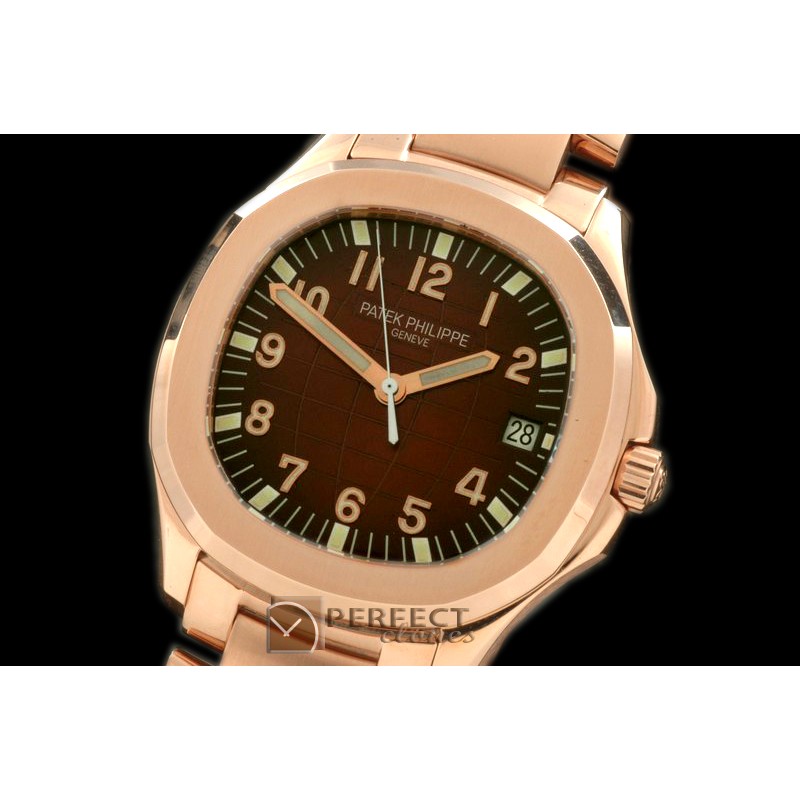 PPAQ01137S Aquanaut Jumbo V3 Auto RG/RG Brown Asian 4813 28800