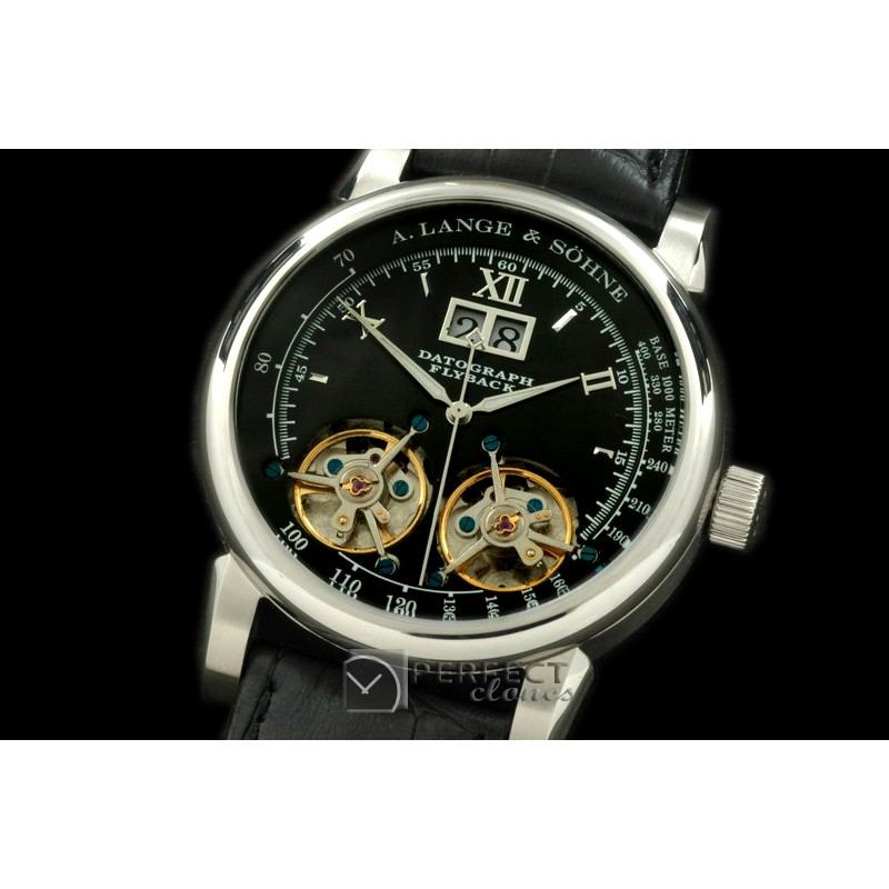 AL00132 Duo Tourbillon/Big Date SS/LE Black Asian 2813