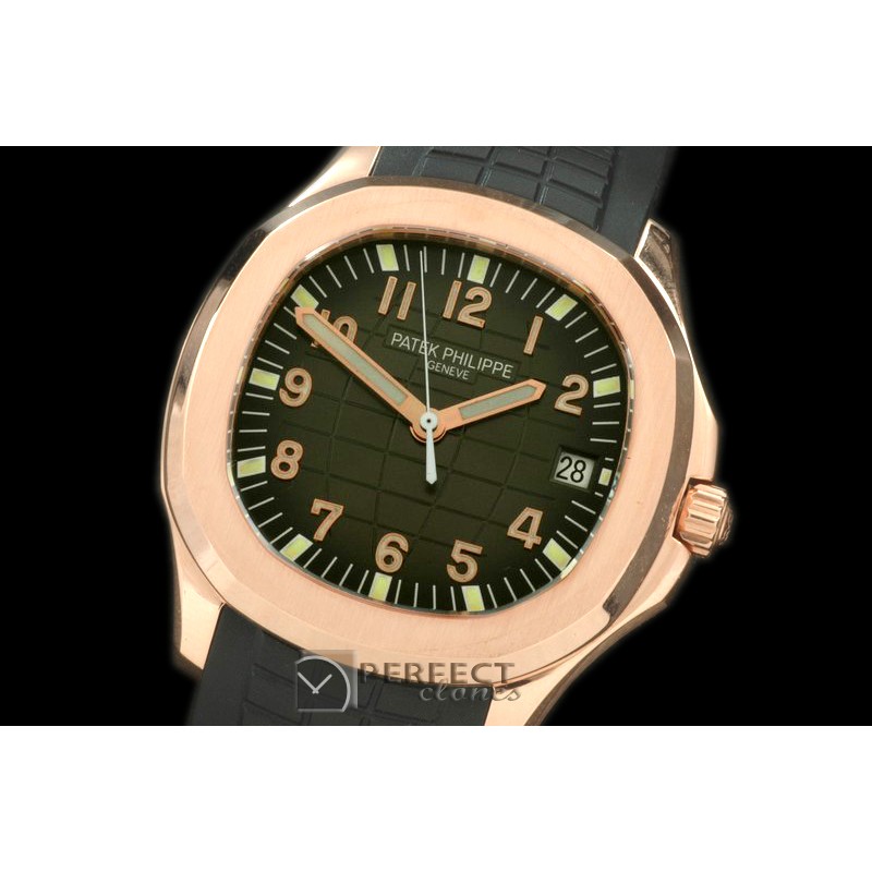 PPAQ01136R Aquanaut Jumbo V3 Auto RG/RG Black Asian 4813 28800