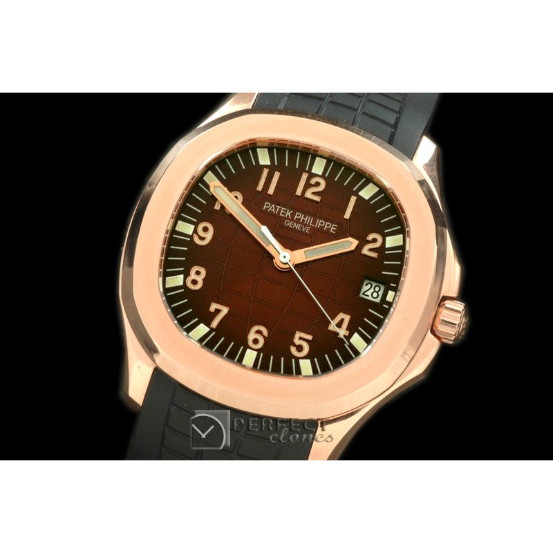 PPAQ01137R Aquanaut Jumbo V3 Auto RG/RG Brown Asian 4813 28800