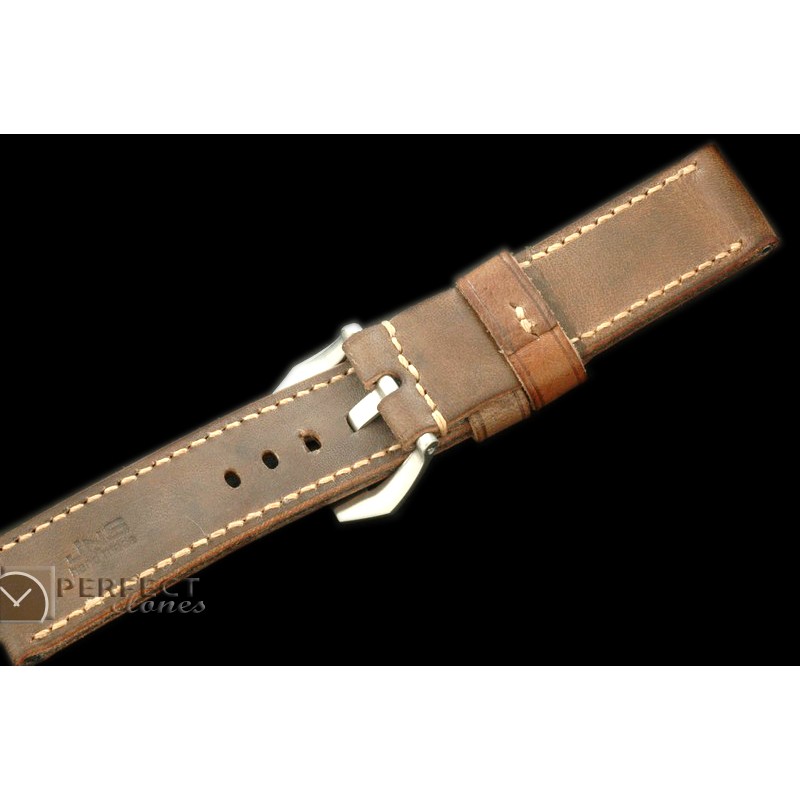 JNS10002 "Volutto" Distress Brown 24/24 Leather Strap