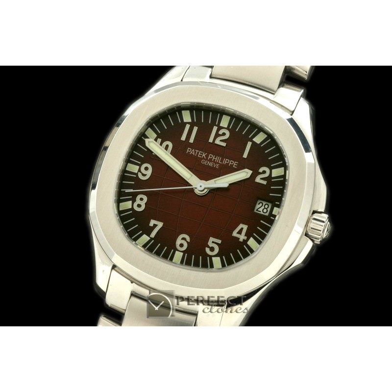 PPAQ01132S Aquanaut Jumbo V3 Auto SS/SS Brown Asian 4813 28800