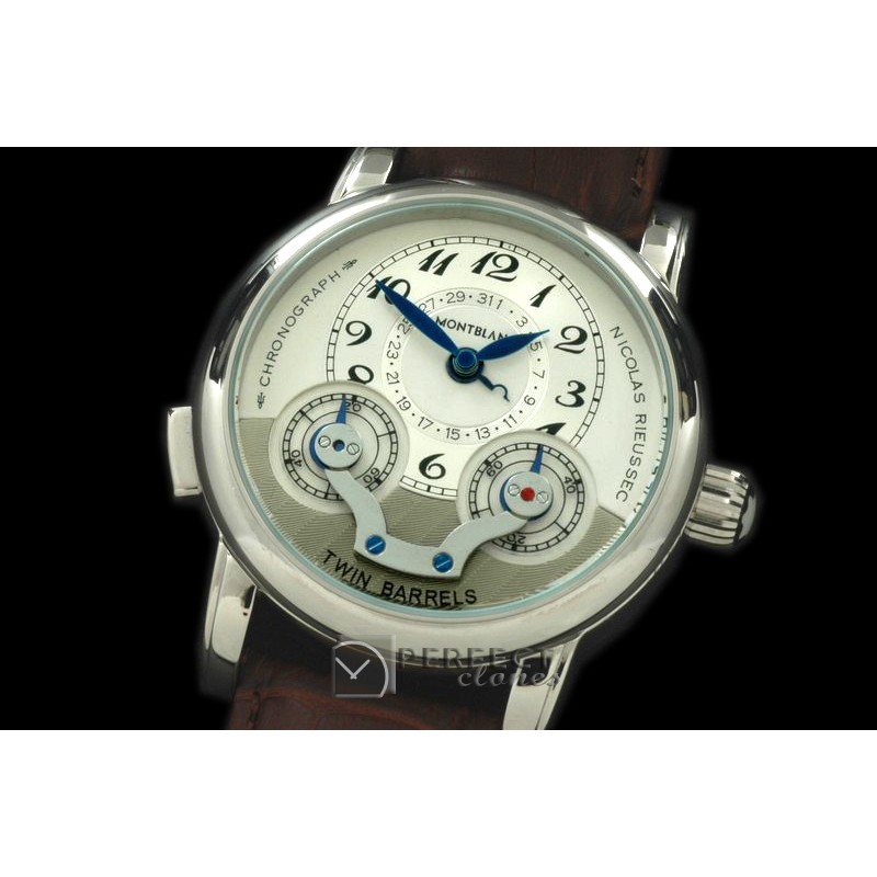 MBNR10001 Nicolas Rieussec SS/LE White Asian 2813 Mod 23J
