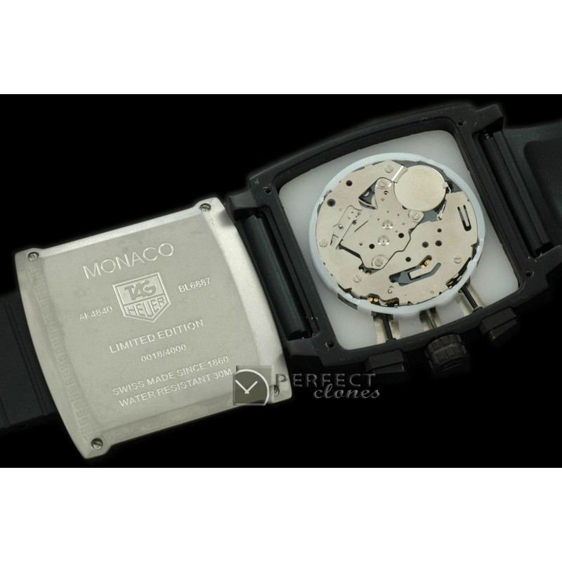 TGM10044 Monaco Limited Ed SS Skeleton/Orange OS2Chrono Quartz