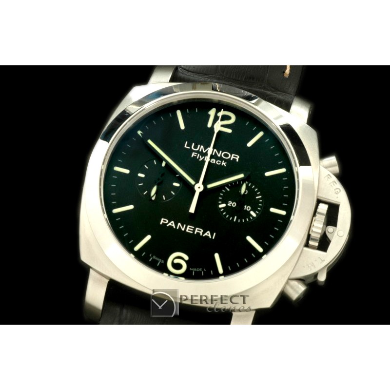 PN36101 Pam 361 Flyback Chrono SS/LE Black ST19M