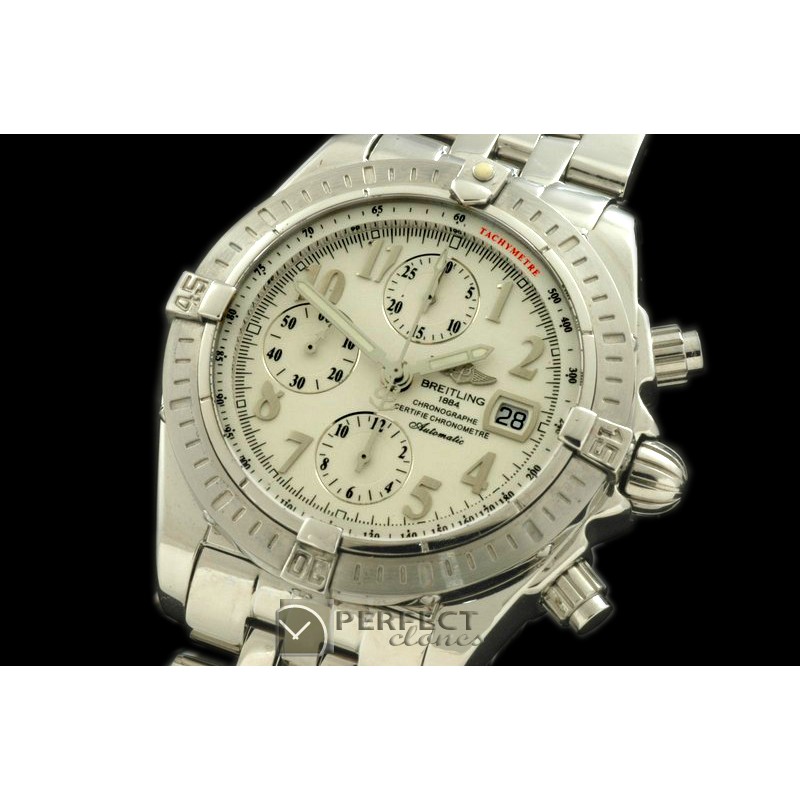 BLEV00111 Chronomat Evo SS/SS White Num A-77528800
