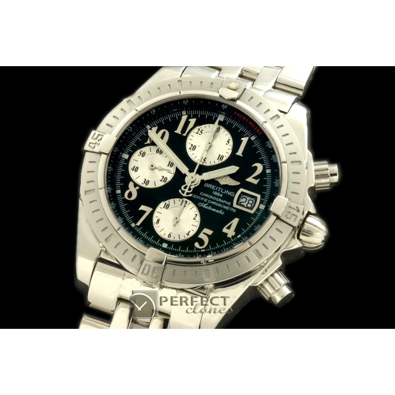BLEV00112 Chronomat Evo SS/SS Black Num A-77528800