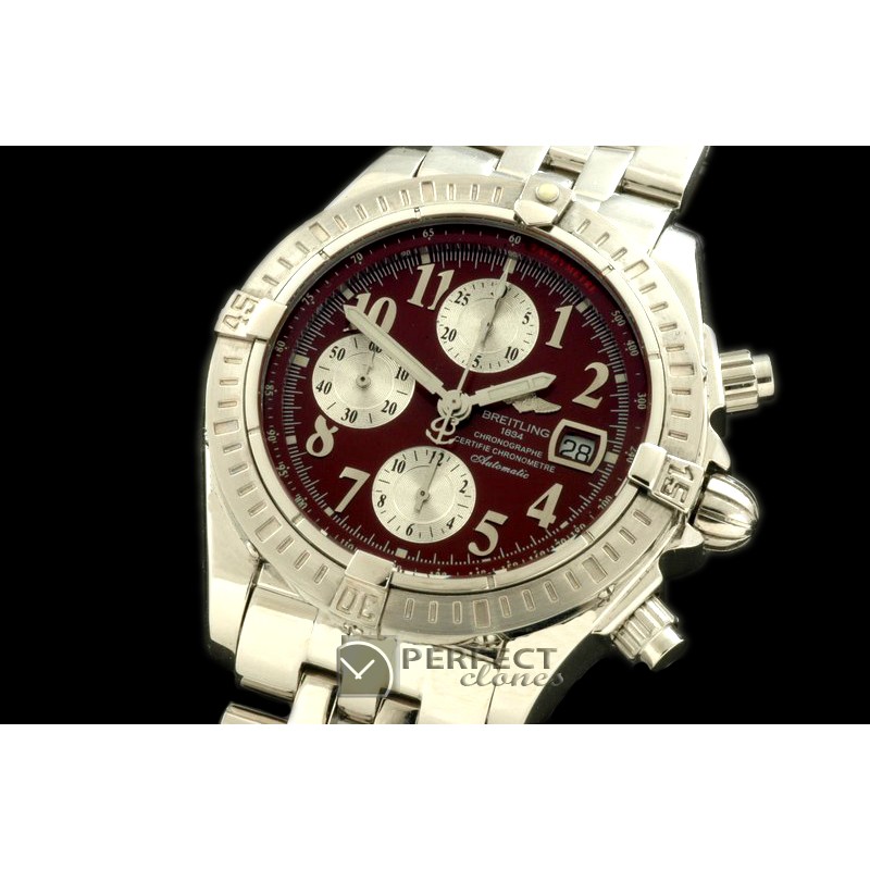 BLEV00115 Chronomat Evo SS/SS Brown Num A-77528800