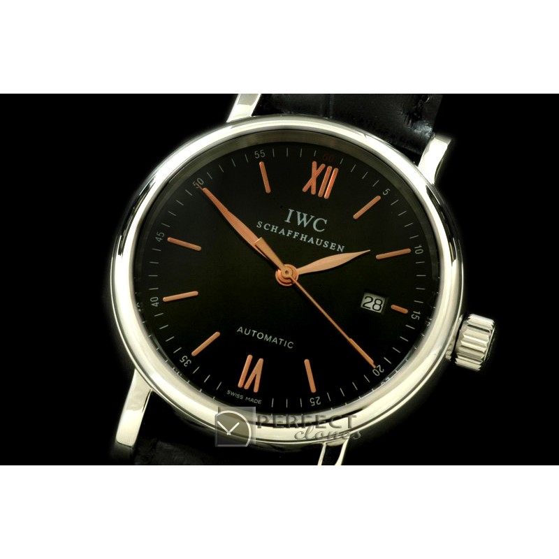 IWPT00995 Portofino Automatic SS/LE Black Asia 2892