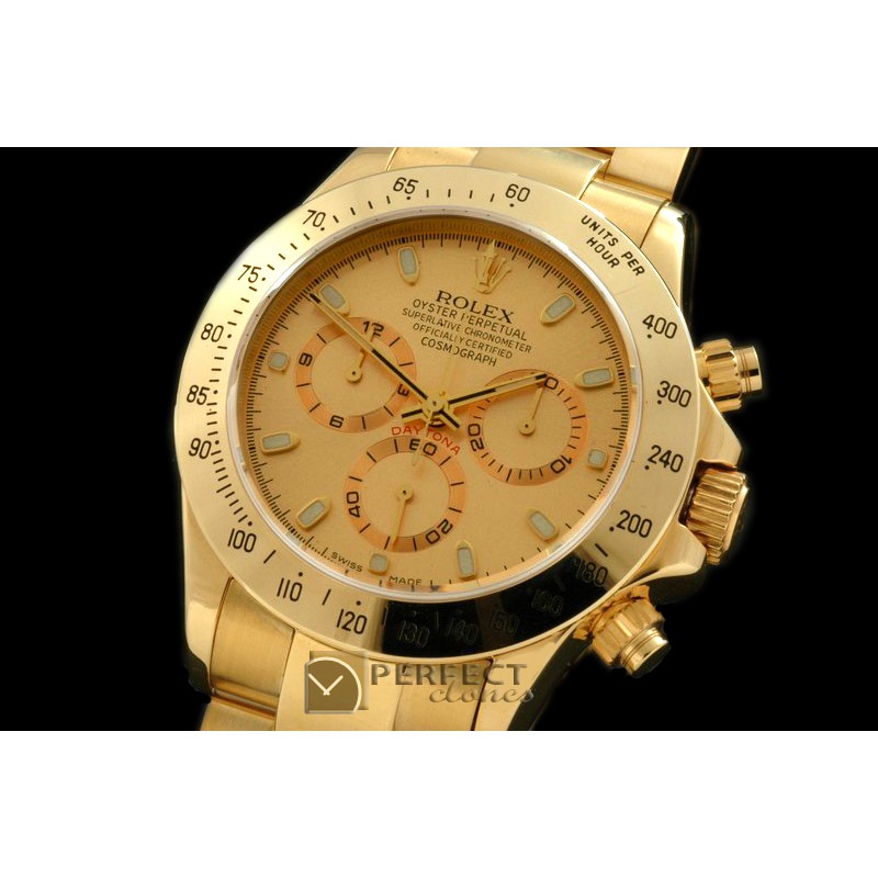 RLDF00104 Daytona 116528 YG/YG Gold Stick A-775Sec@6 28800