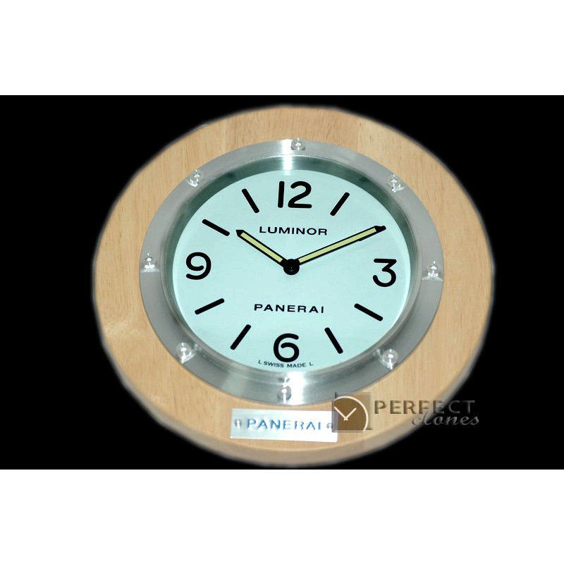 PNC11411 Pam 114 Style Wall Clock Beech Finish Swiss Qtz