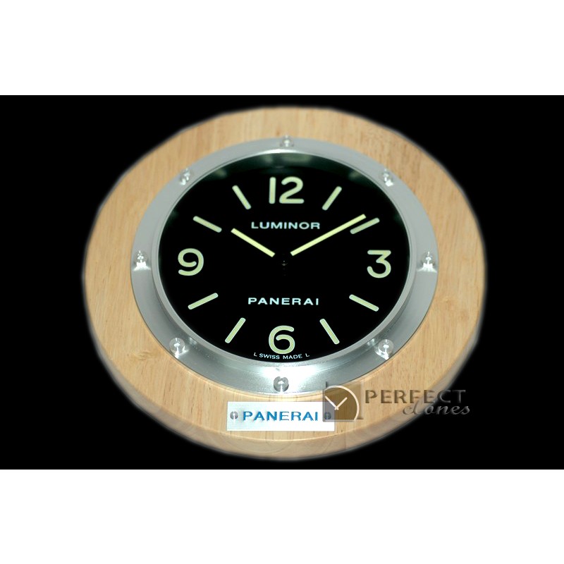 PNC11211 Pam 112 Style Wall Clock Beech Finish Swiss Qtz