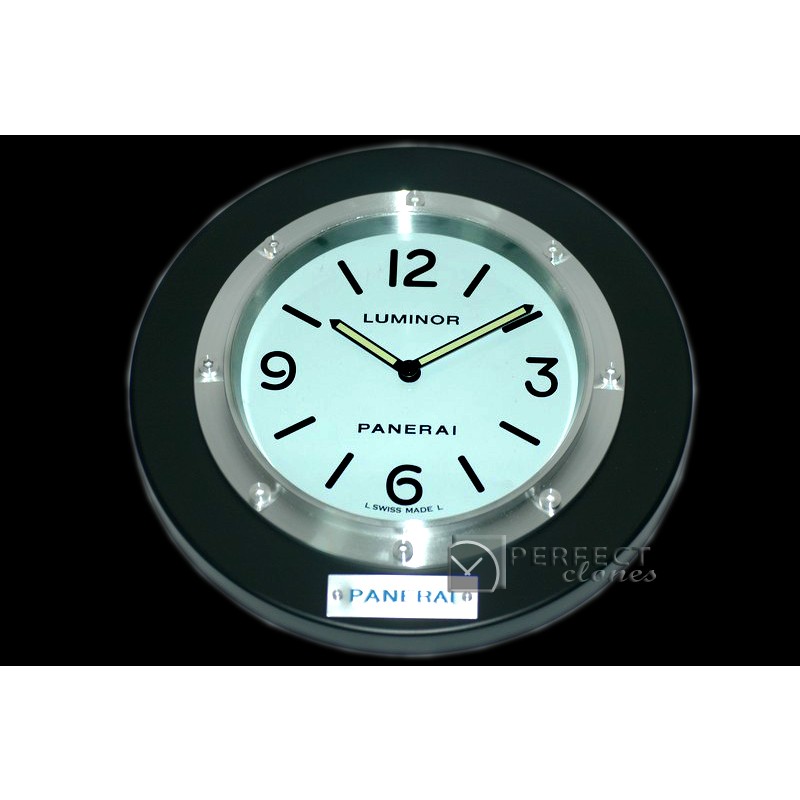 PNC11413 Pam 114 Style Wall Clock Black Finish Swiss Qtz