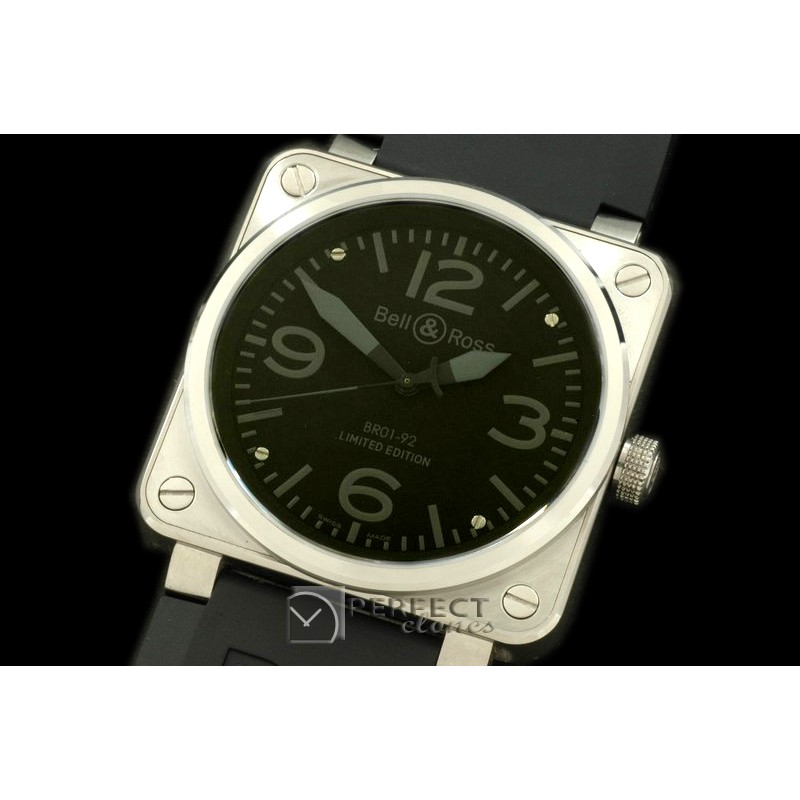 BO-019205 BR01-92 Automatic SS/RU Black/Grey A-2836