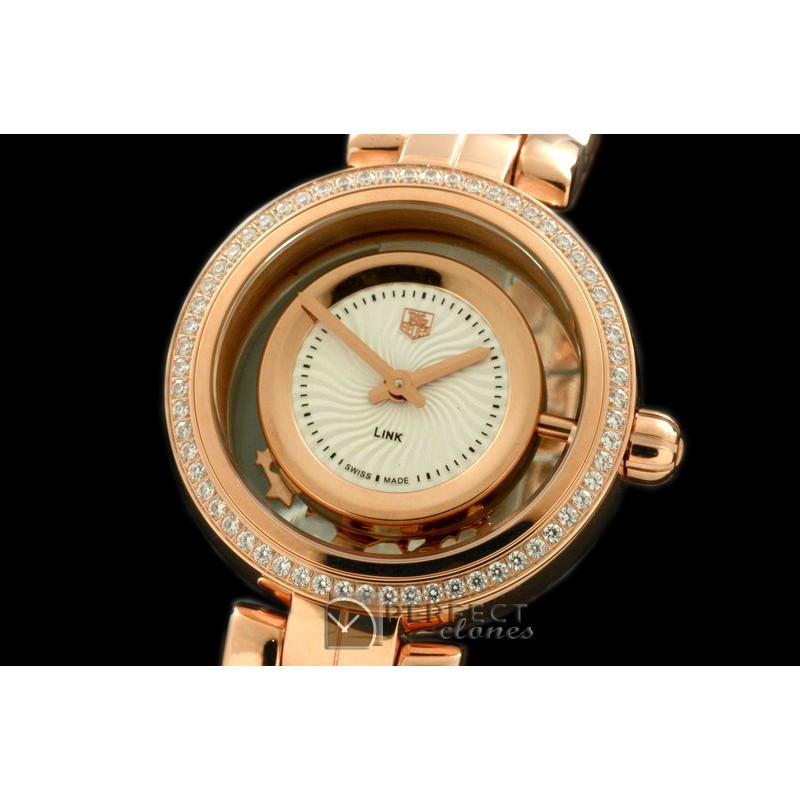 TGLL00221D 2012 Link Ladies RG/RG/Diam White S-Qtz