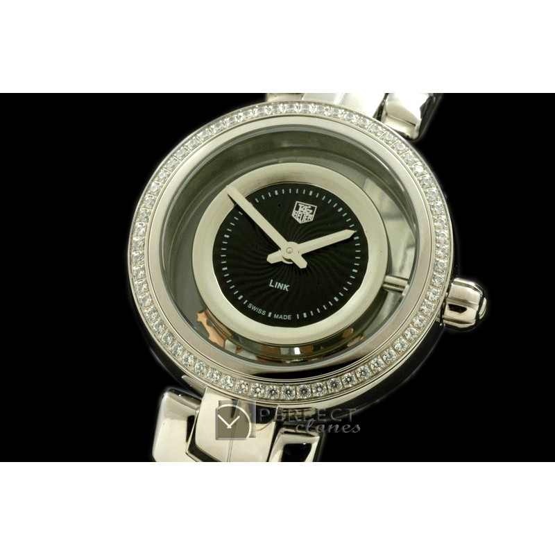 TGLL00202D 2012 Link Ladies SS/SS/Diam Black S-Qtz