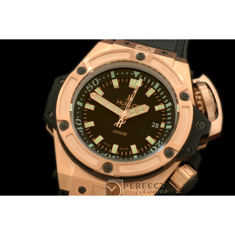 HBD00089 Diver 4000m RG/RU Blk