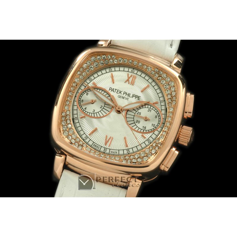 PP7071-111 Ladies Chrono 7071 RG/LE White Asian 2813