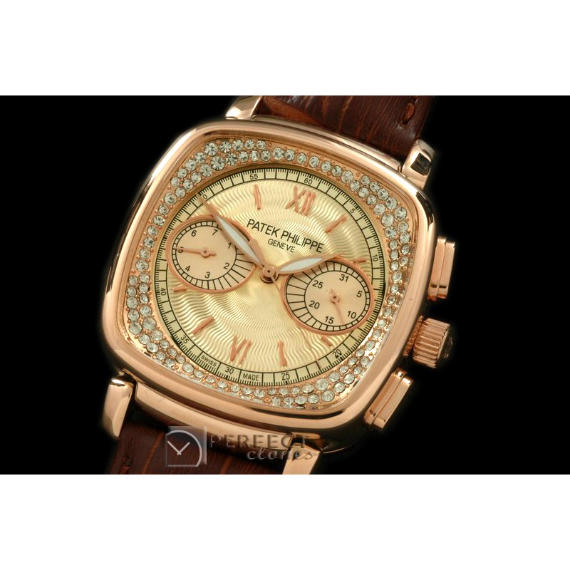 PP7071-113 Ladies Chrono 7071 RG/LE Gold Asian 2813