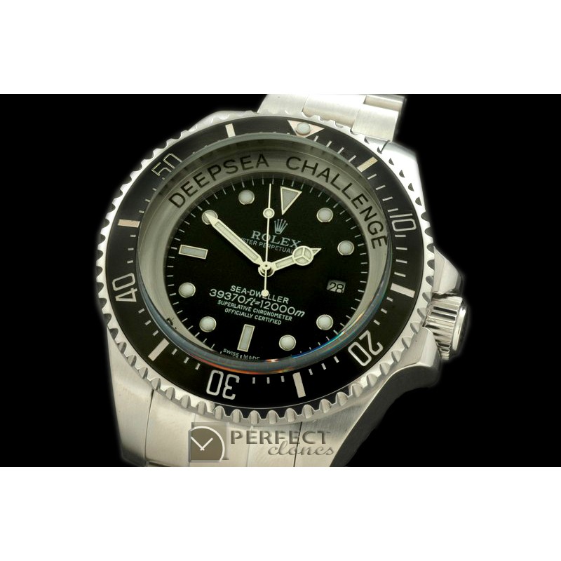 RLSDC10001 Deep Sea Dweller Challenge SS Black Asian 2813