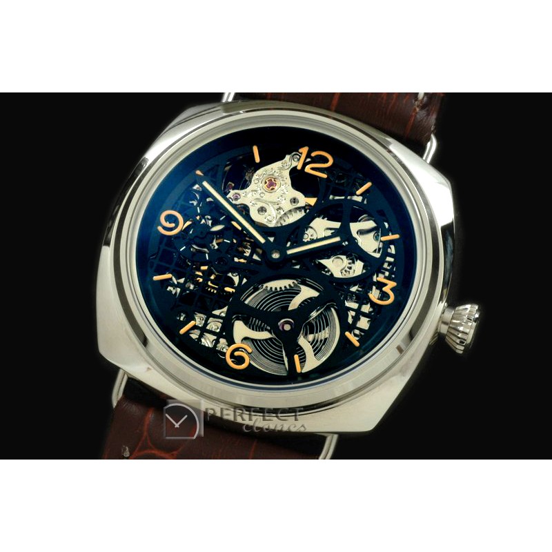 PN35002 Pam 35Skeleton Tourbillon SS/LE Skeleton 6497 HW