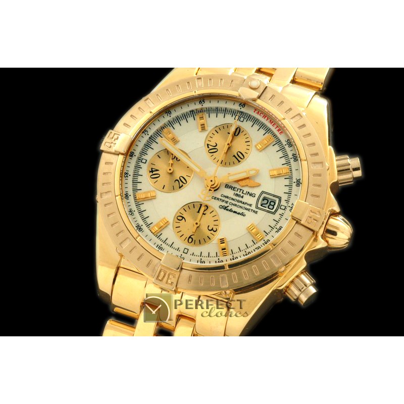 BLEV00301 Chronomat Evo YG/YG White Sticks A-77528800