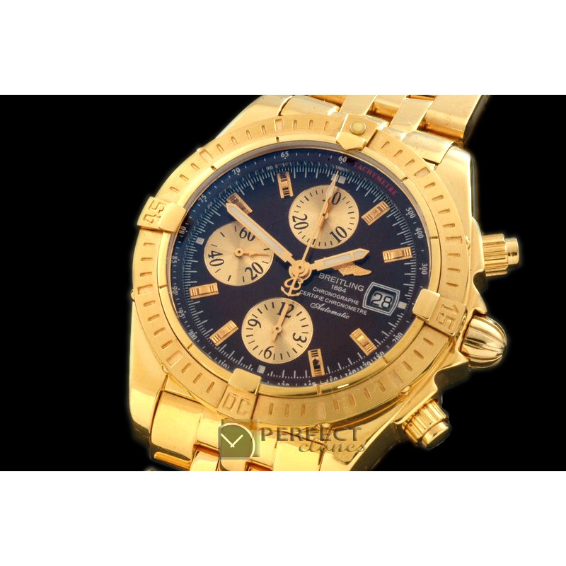 BLEV00302 Chronomat Evo YG/YG Black Sticks A-77528800