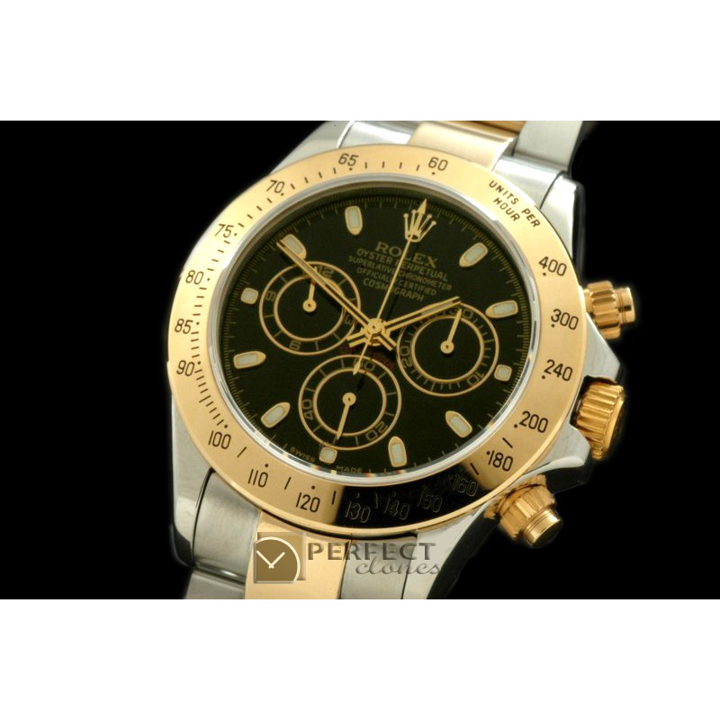 RLDT00105 Daytona 116523 YG/SS Black Stick A-775Sec@6 28800