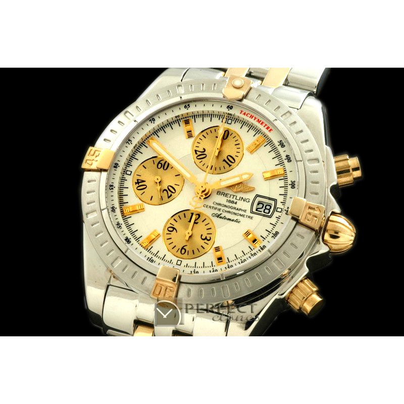 BLEV00201 Chronomat Evo SS/YG White Sticks A-77528800