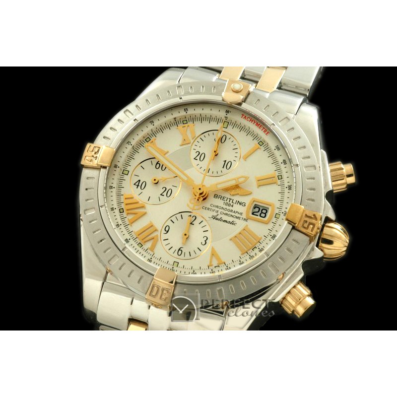 BLEV00221 Chronomat Evo SS/YG White Roman A-77528800