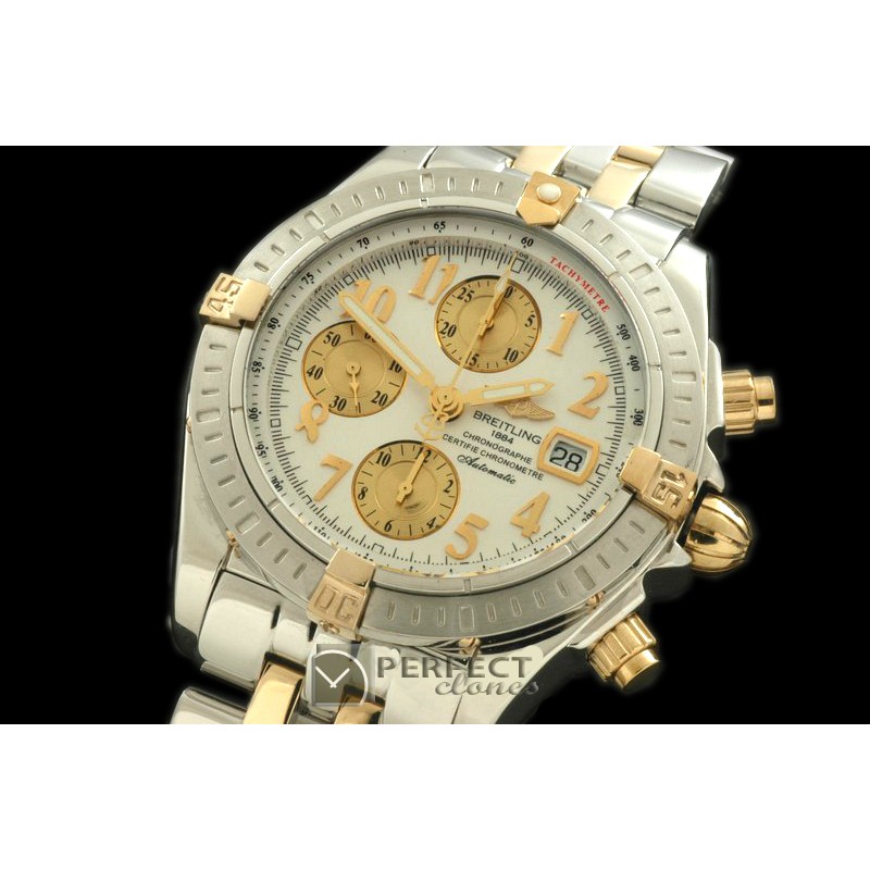 BLEV00211 Chronomat Evo SS/YG White Num A-77528800